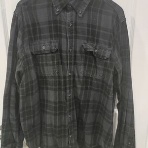 George Black Checkered Shirt